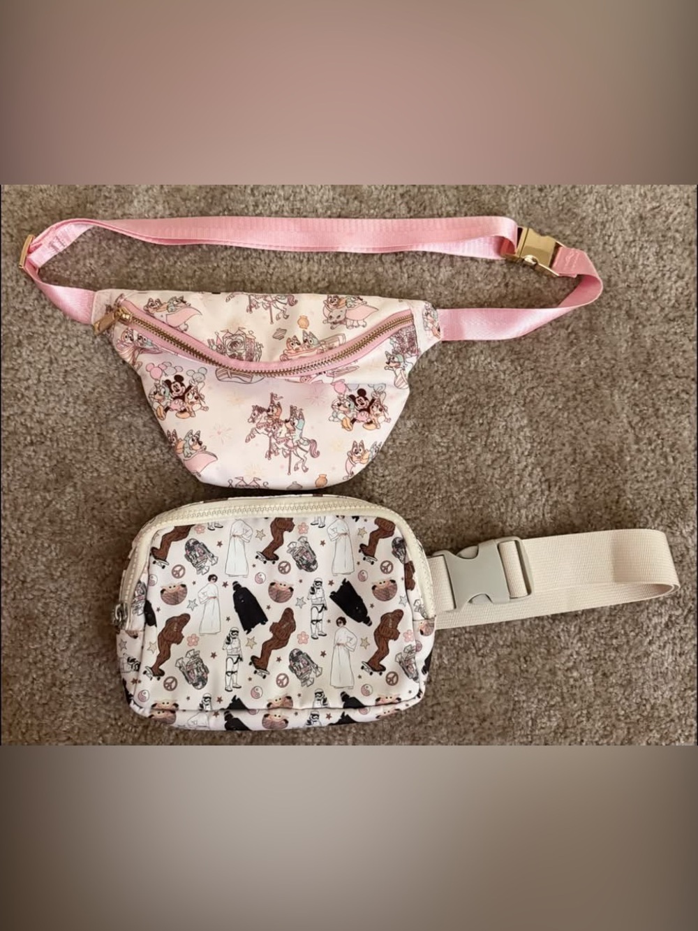 Disney Belt/Fanny Bags Bluey & Star Wars (kids size)